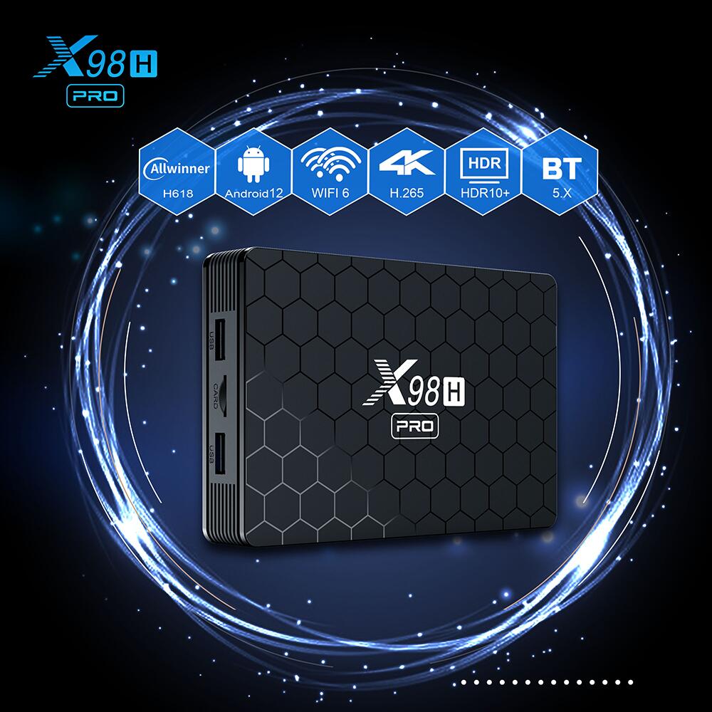 X98H Pro Allwinner H618 streaming player: Customized Entertainment Legends