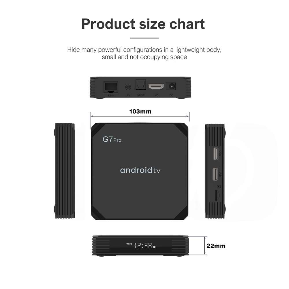 Experience Ultra HD with G7 Pro Amlogic S905y4 IPTV box