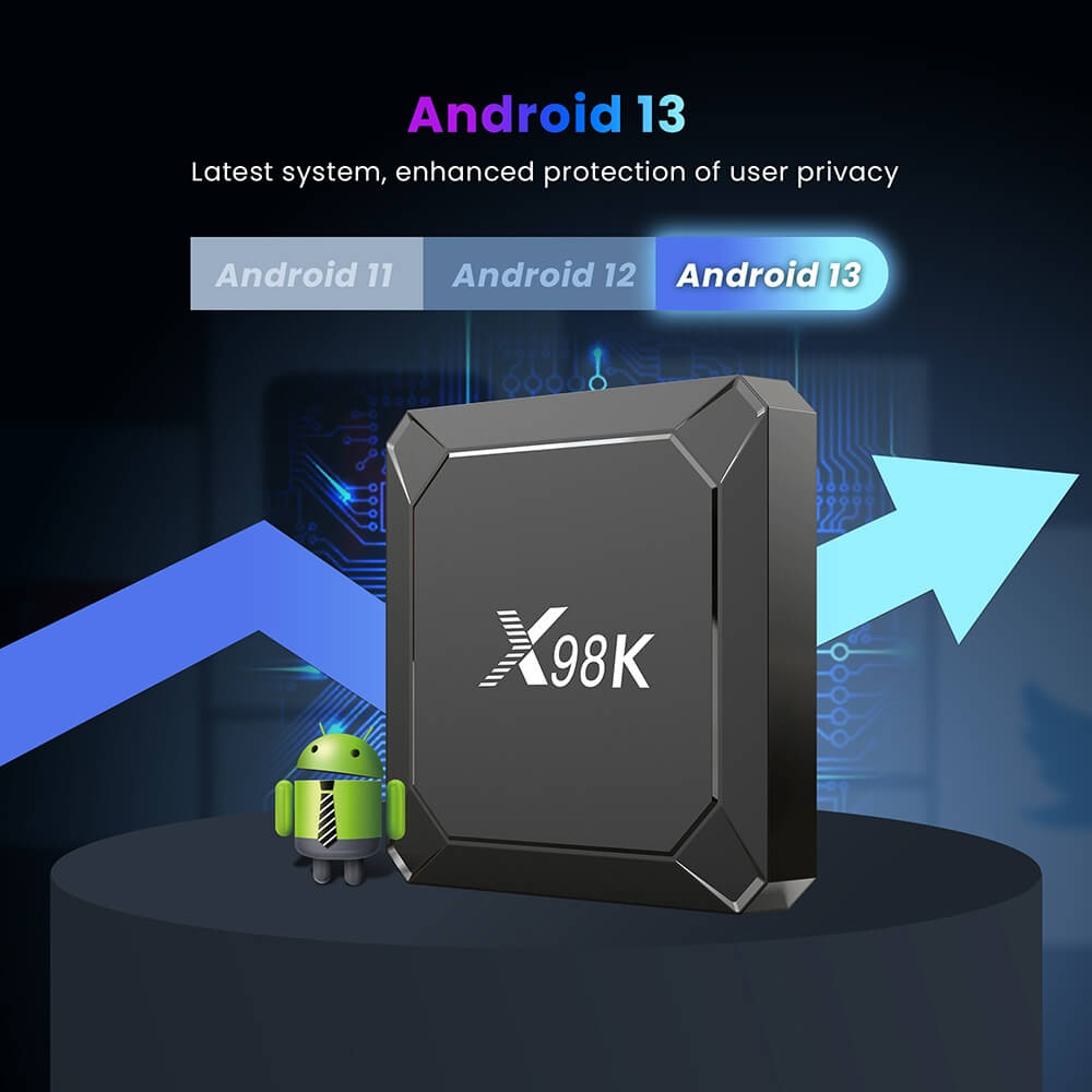 X98K RockChip RK3528 android tv box: Transform Your TV Time