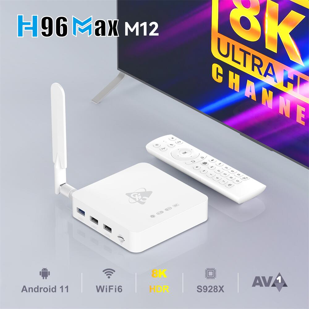 Experience Entertainment Like Never Before with H96 MAX M12 Amlogic S928X IPTV box