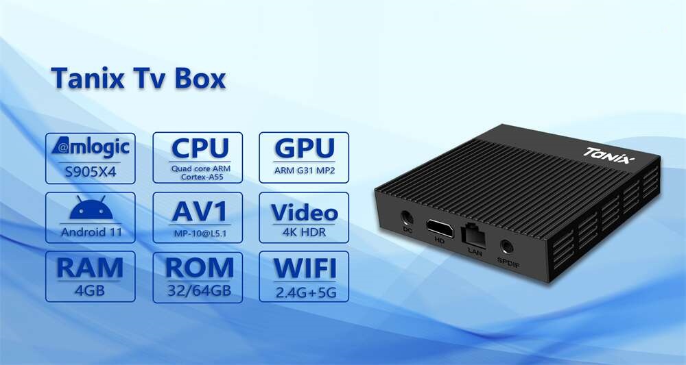 ODM Tanix X4 IPTV Boxes by china manufacturer