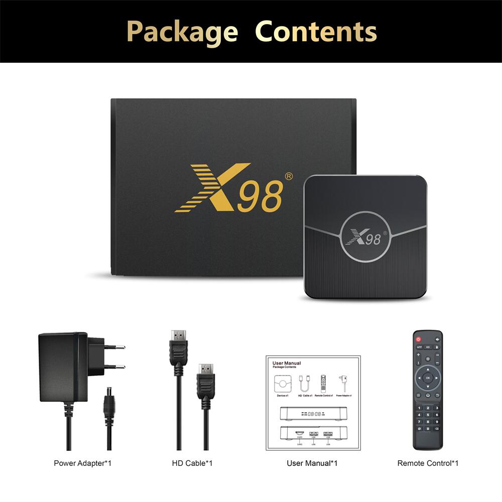 X98PLUS Amlogic S905W2 android tv box: China-Made Entertainment Gems